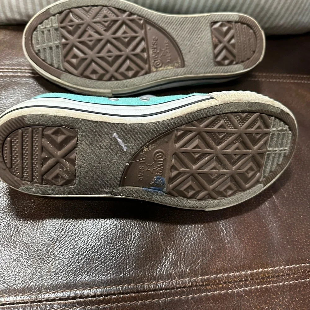 Converse Sneakers Sz‎ 3 Sea Foam Green Low Top Kids Youth